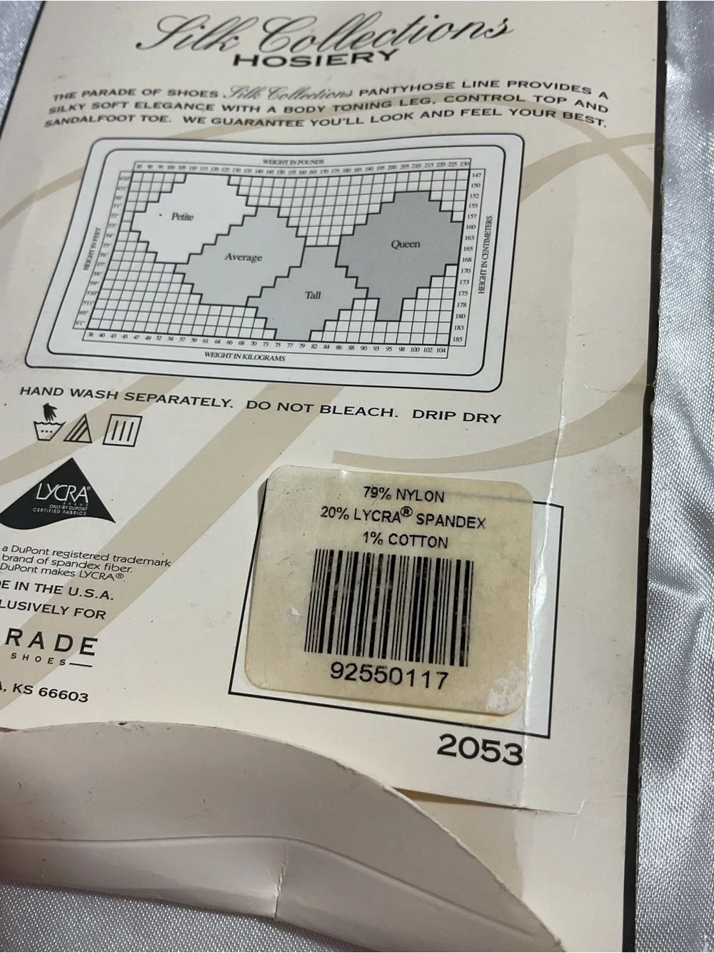 Control Top Sheer Hosiery - Pearl